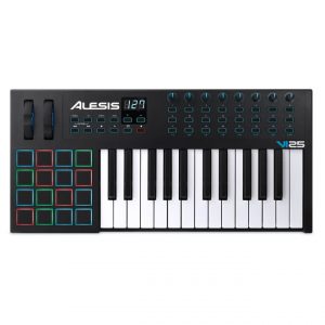 CONTROLADOR-MIDI-ALESIS-VI25-black