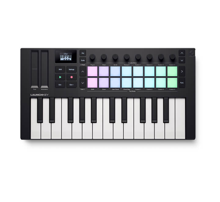 CONTROLADOR MIDI NOVATION LAUNCHKEY MINI 25 MK4